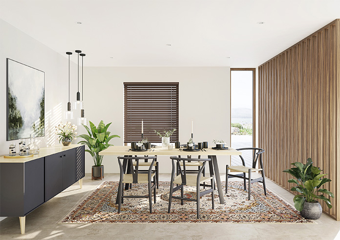 Origin, Old Walnut - Motorised Venetian Blind - Image 6
